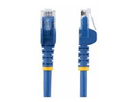 StarTech.com 100ft CAT6 Ethernet Cable, 10 Gigabit Snagless RJ45 650MHz 100W PoE Patch Cord, CAT 6 10GbE UTP Network Cable w/Strain Relief, Blue, Wiring is UL Certified/TIA - Category 6 - 24AWG (N6PATCH100BL) - Koblingskabel - RJ-45 (hann) til RJ-45 (hann) - 30.5 m - UTP - CAT 6 - uten hindringer - blå - for P/N: USB2001EXT2PNA, USB2002EXT2NA, USB2004EXT2NA, USB2G4LEXT2NA, USB3004EXT2 N6PATCH100BL