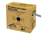 Multibrackets M Universal Cable Sock Roll 55 mm x 50 m - Kabelordner - sølv 7350022732506