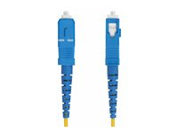 StarTech.com 1m (3.3ft) LC to SC (UPC) OS2 Single Mode Simplex Fiber Optic Cable, 9/125µm, Laser Optimized, 40G/100G, Bend Insensitive, Low Insertion Loss - LSZH Fiber Patch Cord (SPSMLCSC-OS2-1M) - Koblingskabel - LC/UPC-enkeltmodus (hann) til SC/UPC-enkeltmodus (hann) - 1 m - 2 mm - fiberoptisk - simpleks - 9 / 125 micron - OS1/OS2 - halogenfri, toretnings, passiv - gul SPSMLCSC-OS2-1M
