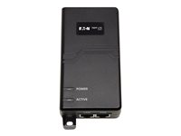Eaton Tripp Lite Series Gigabit PoE+ Midspan Active Injector - IEEE 802.3at/802.3af, 30W, 1 Port, International Power Cords - Strøminjektor - AC 100-240 V - 30 watt - utgangskontakter: 1 - svart NPOE-30W-1G-INT