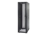 APC NetShelter SX Enclosure Without Sides Without Doors - Rack åpen ramme - svart - 48U - 19" AR3107X617