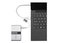 StarTech.com 7.1 USB Sound Card - External Sound Card for Laptop with SPDIF Digital Audio - Sound Card for PC - Silver (ICUSBAUDIO7D) - Lydkort - 48 kHz - 7.1 - USB 2.0 - for P/N: MU15MMS, MU6MMS ICUSBAUDIO7D