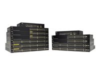 Cisco 250 Series SG250-18 - Switch - L3 - smart - 16 x 10/100/1000 + 2 x kombo for Gigabit Ethernet/Gigabit SFP - rackmonterbar - oppusset SG250-18-K9-EU-RF