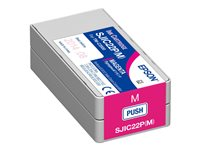 Epson SJIC22P(M) - Magenta - original - blekkpatron - for TM C3500 C33S020603