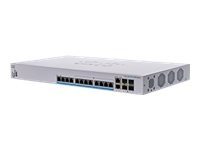 Cisco Business 350 Series CBS350-12NP-4X - Switch - L3 - Styrt - 12 x 100/1000/2.5G/5GBase-T (PoE+) + 2 x combo 10 Gigabit SFP+/RJ-45 + 2 x 10 Gigabit SFP+ - rackmonterbar - PoE+ (375 W) - gjenfabrikert CBS350-12NP4XUK-RF
