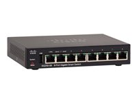 Cisco 250 Series SG250-08 - Switch - L3 - smart - 8 x 10/100/1000 - stasjonær - gjenfabrikert SG250-08-K9-EU-RF