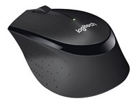 Logitech B330 Silent Plus - Mus - optisk - 3 knapper - trådløs - 2.4 GHz - USB trådløs mottaker 910-004913