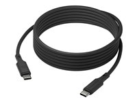 dbramante1928 IT - USB-kabel - 24 pin USB-C (hann) til 24 pin USB-C (hann) - 3 m - USB Power Delivery (100 W) - svart CB30CCBL4390