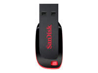 SanDisk Cruzer Blade - USB-flashstasjon - 16 GB - USB 2.0 - elektrisk grønn SDCZ50C-016G-B35GE