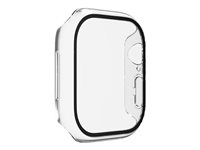 ZAGG InvisibleShield Glass Elite 360 - Skjerm-/sidebeskyttelsessett for smart armbåndsur - stor - glass - rammefarge svart - for Apple Watch Series 10 (GPS + Cellular) (46 mm), Series 10 (GPS) (46 mm) 200116714