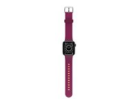 OtterBox - Bånd for smart armbåndsur - Pulse Check (mørk rosa/rød) - for Apple Watch (38 mm, 40 mm) 77-83900