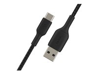 Belkin BOOST CHARGE - USB-kabel - 24 pin USB-C (hann) til USB (hann) - 2 m - svart CAB002BT2MBK