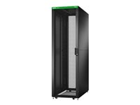 APC Easy Rack - Rack (vertikal) - skap - flatpakke - svart - 42U - 19" ER6202FP1