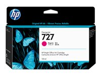 HP 727 - 130 ml - magenta - original - DesignJet - blekkpatron - for DesignJet T1500, T1530, T2500, T2530, T920, T930 B3P20A