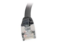 C2G Cat5e Booted Shielded (STP) Network Patch Cable - Koblingskabel - RJ-45 (hann) til RJ-45 (hann) - 30 m - STP - CAT 5e - formstøpt - svart 83858