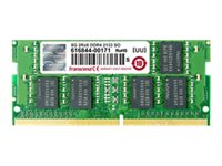 Transcend - DDR4 - modul - 4 GB - SO DIMM 260-pin - 2400 MHz / PC4-19200 - CL17 - 1.2 V - ikke-bufret - ikke-ECC TS512MSH64V4H