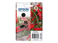 Epson 503XL Singlepack - 9.2 ml - XL - svart - original - blister - blekkpatron - for WorkForce WF-2960 C13T09R14010