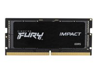 Kingston FURY Impact - DDR5 - modul - 32 GB - SO DIMM 262-pin - 5600 MT/s / PC5-44800 - CL40 - 1.1 V - ikke-bufret - on-die ECC KF556S40IB-32