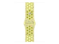 Apple Nike - Bånd for smart armbåndsur - 42mm - S/M-størrelse - volt splash - for Watch Hermès Series 7, Hermès Series 9, SE 3, Series 10, Series 11, Series 8, Series 9 MGA94ZM/A
