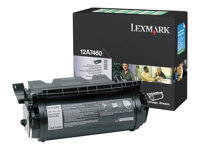 Lexmark - Svart - original - tonerpatron LCCP, LRP - for Lexmark T630, T632, T634, T634dtn-32, X630, X632, X634 12A7460