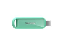 SanDisk Phone Drive - USB-flashstasjon - 256 GB - USB-C 3.2 Gen 1 - sjøskumgrønn SDIXS0N-256G-GN6NQ
