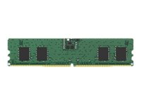 Kingston - DDR5 - sett - 16 GB: 2 x 8 GB - DIMM 288-pin - 4800 MHz / PC5-38400 - CL40 - 1.1 V - ikke-bufret - ikke-ECC - for Dell OptiPlex 7000; Lenovo ThinkCentre M80s Gen 3; M80t Gen 3; M90s Gen 3; M90t Gen 3 KCP548US6K2-16