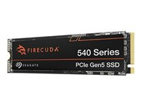 Seagate FireCuda 540 ZP2000GM3A004 - SSD - kryptert - 2 TB - intern - M.2 2280 (dobbelsidig) - PCI Express 5.0 x4 (NVMe) - Self-Encrypting Drive (SED), TCG Opal Encryption 2.01 - med 3-års Seagate Rescue Data Recovery ZP2000GM3A004