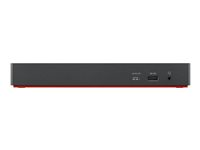 Lenovo ThinkPad Universal Thunderbolt 4 Dock - Dokkingstasjon - Thunderbolt 4 - HDMI, 2 x DP - 1GbE - 135 watt - Campus - Europa - for ThinkPad E14 Gen 4; L13 Yoga Gen 3; T14s Gen 3; X1 Nano Gen 2; X13 Yoga Gen 3 40B00135EU