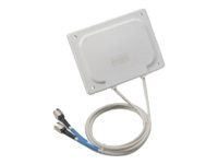 Cisco Aironet Diversity patch - Antenne - 7 dBi - kan monteres på vegg - for Aironet 1250, 1252AG, 1252G AIR-ANT5170P-R