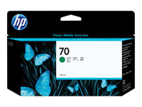 HP 70 - 130 ml - grønn - original - DesignJet - blekkpatron - for DesignJet HD Pro MFP, T120, Z2100, Z3100, Z3100ps, Z3200, Z3200ps, Z5200, Z5400 C9457A
