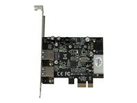 StarTech.com 2 Port PCI Express (PCIe) SuperSpeed USB 3.0 Card Adapter with UASP - LP4 Power - Dual Port USB 3 PCIe Controller (PEXUSB3S25) - USB-adapter - PCIe - USB 3.0 x 2 - for P/N: CFASTRWU3, S251SMU33EP, ST103008U2C, ST53004U1C, ST7300U3M, ST93007U2C, UNI251BMU33 PEXUSB3S25