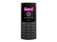 Nokia 105 4G (2023) - 4G funksjonstelefon - dobbelt-SIM - microSD slot - LCD-display - koksgrå 1GF018UPA1L01