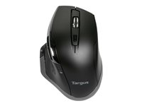 Targus - Mus - antimikrobielt middel - ergonomisk - høyrehendt - 7 knapper - trådløs - 2.4 GHz - USB trådløs mottaker - svart AMW584GL