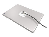 Compulocks Universal Tablet Lock with Keyed Cable Lock - Sikkerhetssett for mobiltelefon, nettbrett - sølv CL15UTL