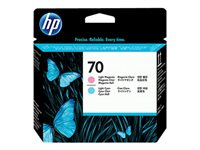 HP 70 - Lys magenta, lys cyan - skriverhode - for DesignJet HD Pro MFP, T120, Z2100, Z3100, Z3100ps, Z3200, Z3200ps, Z5200, Z5400 C9405A