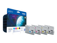 Brother LC970 Value Pack - 4-pack - svart, gul, cyan, magenta - original - blekkpatron - for Brother DCP-135C, DCP-150C, DCP-153C, MFC-235C, MFC-260C LC970VALBPDR