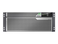 APC Smart-UPS Ultra - UPS (kan monteres i rack) (høy tetthet) - online - AC 230 V - 10000 Wh - 10000 VA - litiumion - utgangskontakter: 12 - 4U - sølvgrå SRTL10KRM4UI
