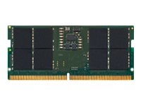 Kingston - DDR5 - sett - 32 GB: 2 x 16 GB - SO DIMM 262-pin - 5600 MHz / PC5-44800 - CL46 - 1.1 V - ikke-bufret - ECC KCP556SS8K2-32