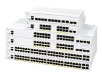 Cisco Business 350 Series 350-48T-4X - Switch - L3 - Styrt - 48 x 10/100/1000 + 4 x 10 Gigabit SFP+ - rackmonterbar - gjenfabrikert CBS350-48T-4XEU-RF