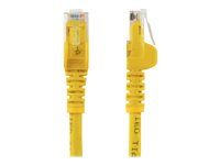 StarTech.com 5m CAT6 Ethernet Cable, 10 Gigabit Snagless RJ45 650MHz 100W PoE Patch Cord, CAT 6 10GbE UTP Network Cable w/Strain Relief, Yellow, Fluke Tested/Wiring is UL Certified/TIA - Category 6 - 24AWG (N6PATC5MYL) - Nettverkskabel - RJ-45 (hann) til RJ-45 (hann) - 5 m - UTP - CAT 6 - uten hindringer, flertrådet - gul N6PATC5MYL