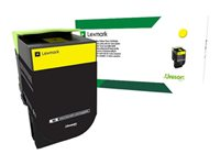 Lexmark 802XY - Ekstra høy ytelse - gul - original - tonerpatron LCCP, LRP - for Lexmark CX510de, CX510de Statoil, CX510dhe, CX510dthe 80C2XY0