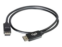C2G 35ft DisplayPort Cable with Latches - M/M - DisplayPort-kabel - DisplayPort (hann) til DisplayPort (hann) - 10.66 m - låst - svart 54405