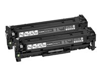 Canon 718 Black - 2-pack - svart - original - tonerpatron - for i-SENSYS LBP7210, LBP7660, LBP7680, MF728, MF729, MF8340, MF8360, MF8540, MF8550, MF8580 2662B005