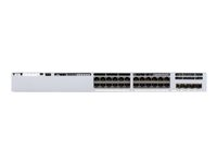 Cisco Catalyst 9300L - Network Advantage - switch - L3 - Styrt - 24 x 10/100/1000 (UPOE) + 4 x 10 Gigabit SFP+ (opplenke) - rackmonterbar - UPOE (880 W) C9300L-24UXG-4X-A